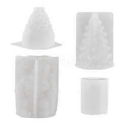 4Pcs 4 Styles DIY Silicone Candle Holder Molds&nbsp;DIY-TA0014-06