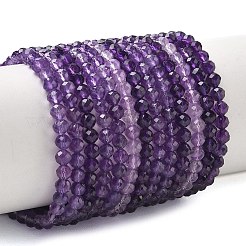 Natural Amethyst Beads Strands&nbsp;G-Z161-A02-4mm