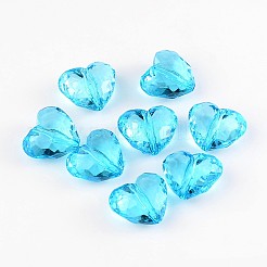 Transparent Acrylic Beads&nbsp;PL318Y-9