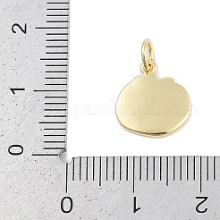 Christmas Brass Enamel Charms&nbsp;KK-Q028-71G-01