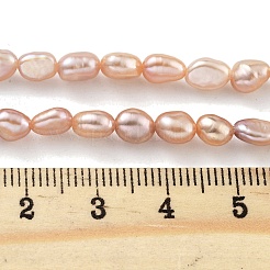 Natural Cultured Freshwater Pearl Beads Strands&nbsp;PEAR-P062-24C