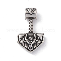 304 Stainless Steel Manual Polishing Pendants&nbsp;STAS-G267-21AS