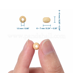 Natural Unfinished Wood Beads&nbsp;TB092Y-4