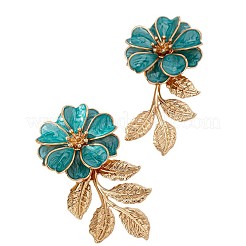 Alloy Enamel Stud Earrings&nbsp;FS-WGD7993-02