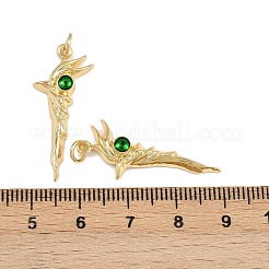 Brass Enamel Pendants&nbsp;KK-L240-08G