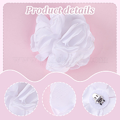 1 Pair Flower Cloth Shoe Decoration&nbsp;AJEW-DR0001-65B