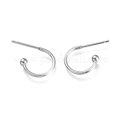 Non-Tarnish 304 Stainless Steel Earring Hooks&nbsp;STAS-K211-01P
