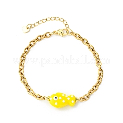 Handmade Porcelain Beads Link Bracelets&nbsp;BJEW-JB13676