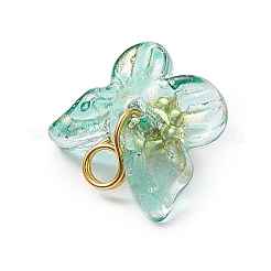 Electroplate Glass Beads Charms&nbsp;PALLOY-JF03107-01