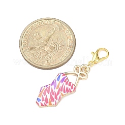 Alloy Enamel Bikini Pendant Decorations&nbsp;HJEW-JM04370