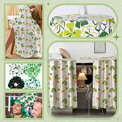 Saint Patrick's Day Polyester Fabric&nbsp;DIY-WH0661-59B