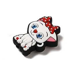 Cartoon Animal Silicone Beads&nbsp;SIL-S007-01B