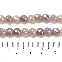 Electroplated Natural Violet Strawberry Quartz Round Beads Strands&nbsp;G-L598-A06-02