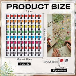 PVC Landmark Sign Stickers&nbsp;DIY-WH0504-958