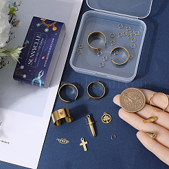 DIY Charm Finger Ring Making Kit&nbsp;DIY-SC0023-59