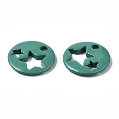 Spray Painted Brass Charms&nbsp;LS-KK-Q252-003B