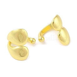 Brass Cuff Earrings for Women&nbsp;EJEW-I305-36G