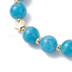 Natural Quartz Beads Braided Bead Bracelets for Women&nbsp;BJEW-JB12529-01