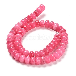 Dyed Natural White Jade Beads Strands&nbsp;G-G107-A03-01