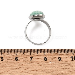 Adjustable 304 Stainless Steel Finger Rings for Women&nbsp;GG-CBA7994-04P-20