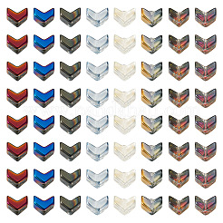 184Pcs 8 Style Electroplate Glass Beads Strands&nbsp;EGLA-TA0001-24