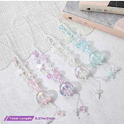 4Pcs 4 Colors Acrylic Pendant Decorations&nbsp;MOBA-SZ0001-11
