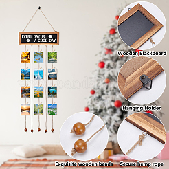 Wood Wall-Mounted Photo Hanger&nbsp;AJEW-WH0696-372