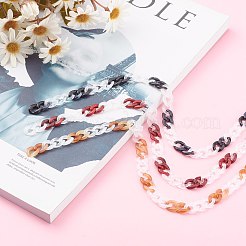 Handmade Acrylic Curb Chains&nbsp;AJEW-JB00943