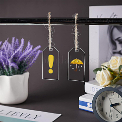Transparent Acrylic Big Pendants&nbsp;TACR-BC0001-09