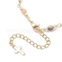 304 Stainless Steel Tiny Cross Link Bracelets&nbsp;BJEW-JB13244-02