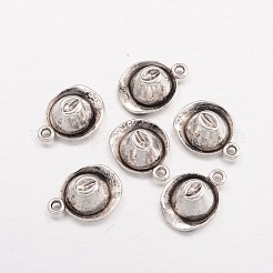 Western Cowboy 3D Hat Theme Tibetan Style Alloy Charms&nbsp;LS-TIBEP-EA13640Y-LF