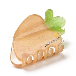 Carrot Shaped Acrylic Claw Hair Clips&nbsp;LS-PHAR-G004-06