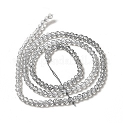 Transparent Gradient Color Glass Beads Strands&nbsp;GLAA-H021-01B-28