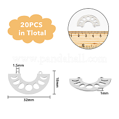 304 Stainless Steel Pendants&nbsp;STAS-DC0011-69