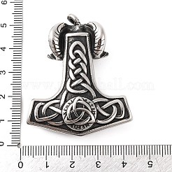 316 Surgical Stainless Steel Big Pendants&nbsp;STAS-Z073-09AS