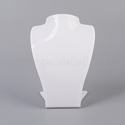 Organic Glass Jewelry Earring and Necklace Bust Displays&nbsp;ODIS-G013-01
