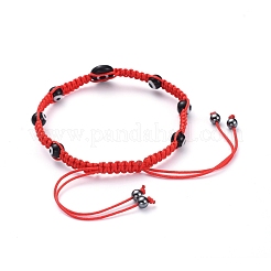 Adjustable Nylon Thread Braided Bead Bracelets&nbsp;BJEW-JB05292