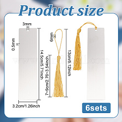 DIY Blank Bookmark Making Kit&nbsp;STAS-FG0001-05