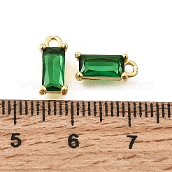 Brass Glass Pendants&nbsp;KK-Z156-02G-02