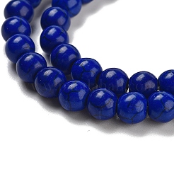 Synthetic Turquoise Beads Strands&nbsp;TURQ-G106-6mm-02L