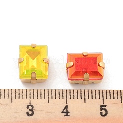 Rectangle Opal Sew On Rhinestones&nbsp;RGLA-G024-05A-G