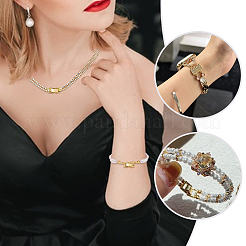 12Pcs Brass Watch Band Clasps&nbsp;KK-PH0013-21