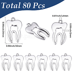 80Pcs Alloy Pendants&nbsp;FIND-SC0023-62