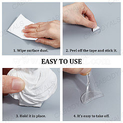60Pcs 3 Styles PVC Double Sided Adhesive&nbsp;AJEW-CY0003-13