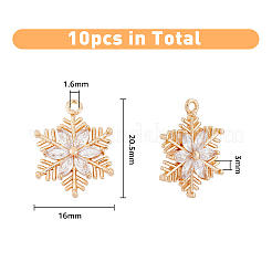 10Pcs Brass Micro Pave Clear Cubic Zirconia Pendants&nbsp;ZIRC-FH0001-39