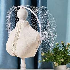 1Pc Mesh Veil Cloth Hair Bands&nbsp;OHAR-CP0001-32