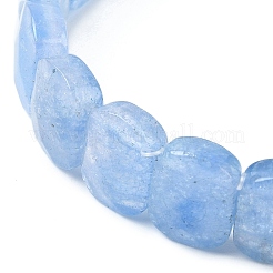 Dyed Natural Quartz Crystal Beads Stretch Bracelets for Women Men&nbsp;BJEW-I323-03