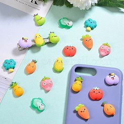 20Pcs 10 Style Opaque Resin Cabochons&nbsp;CRES-SZ0001-18