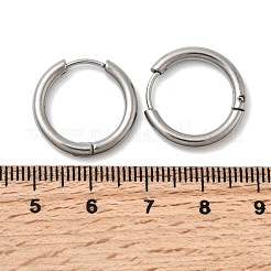 316F Stainless Steel Hoop Earrings&nbsp;EJEW-D341-01A-P
