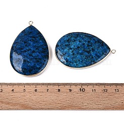 Dyed Natural Sesame Jasper/Kiwi Jasper Big Pendants&nbsp;G-Q606-05A-01